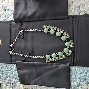 Costume chunky turquoise necklace.